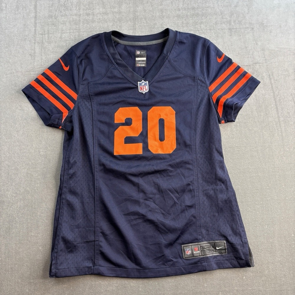 Nike Chicago Bears Bunny #20 NFL On Field Jersey Women's Medium Navy Orange